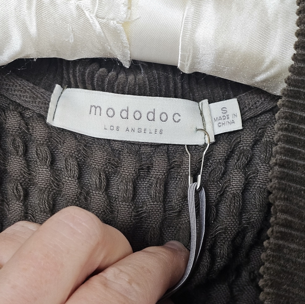 Mododoc Chunky Waffle‎ Knit Cardigan Jacket - Picture 6 of 6